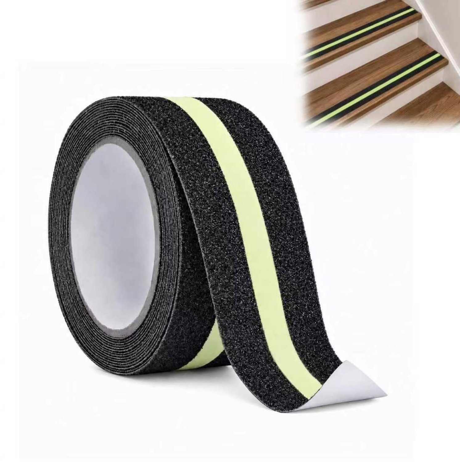 Antislip Tape 5m x 50mm - Zelfklevende Grip Tape - Mat PVC Oppervlak - Veilig voor Trappen en Badkamers - Vemera