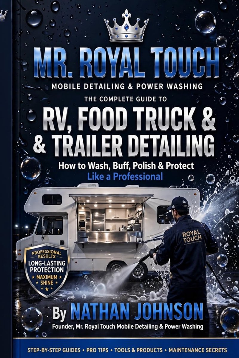THE COMPLETE GUIDE TO RV, FOOD TRUCK & TRAILER DETAILING: How to Wash, Buff, Polish & Protect Like a Professional - ShopVlot