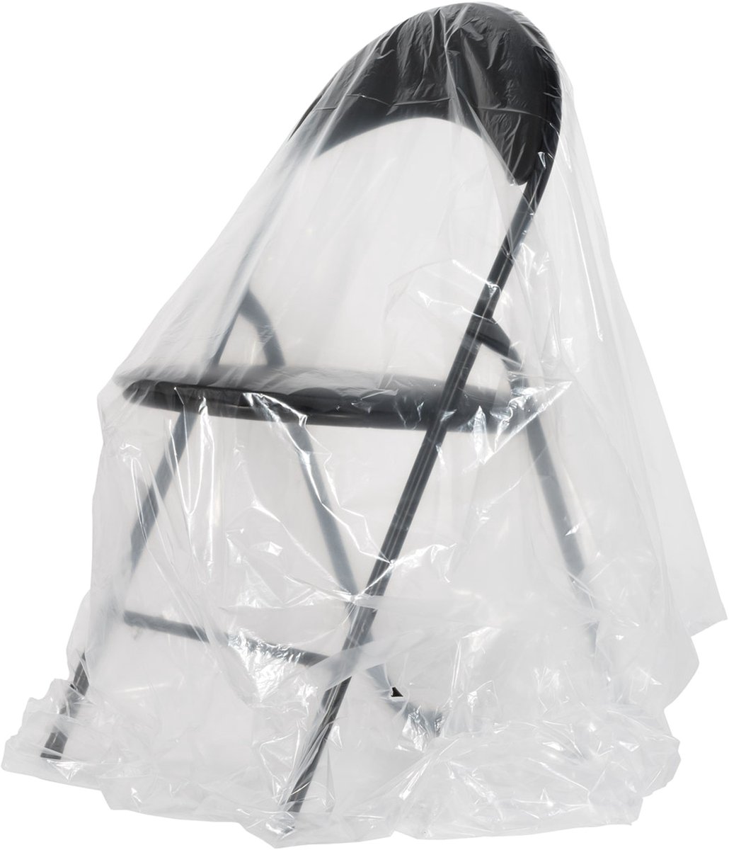 Inpakr Meubelhoezen op Rol - 200 stuks - 100 x 110 cm - Transparant LDPE - 20 micron - Geperforeerd