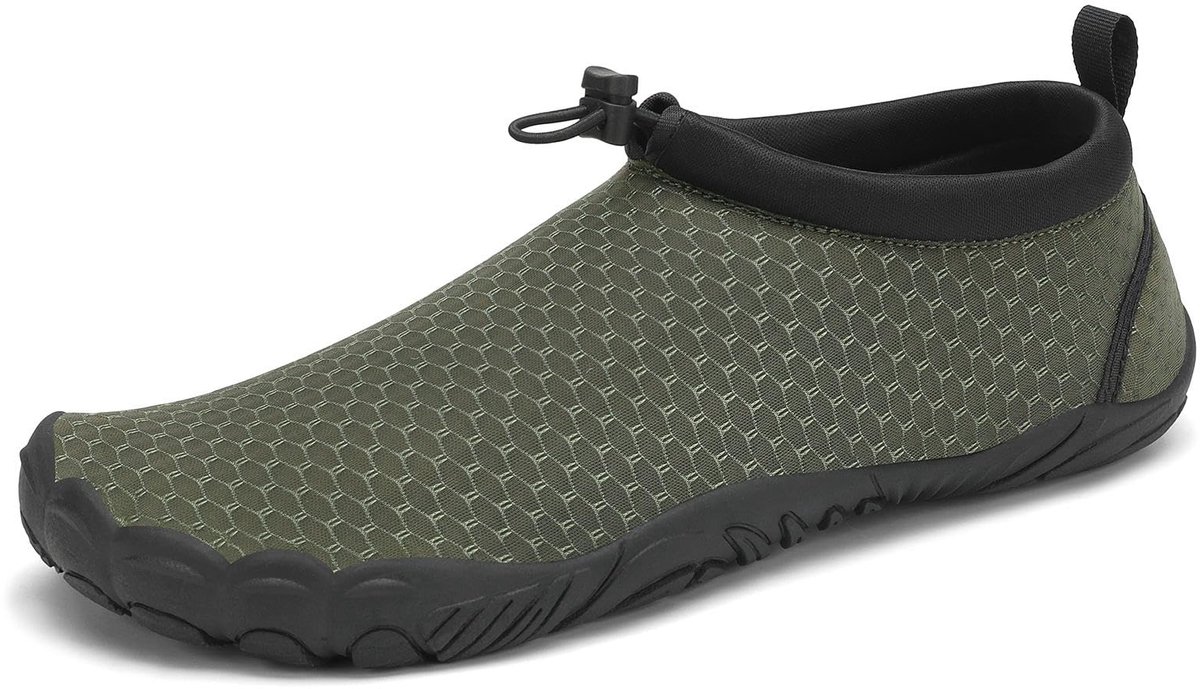 Mishansha Uniseks badschoenen, ademende mesh-waterschoenen, zomer, sneldrogend, aquaschoenen, maat 36-46, groen, 42 EU - ShopVlot