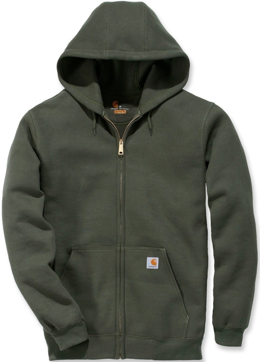 Carhartt Midweight Zip Hooded Sweatshirt Moss Heren XL