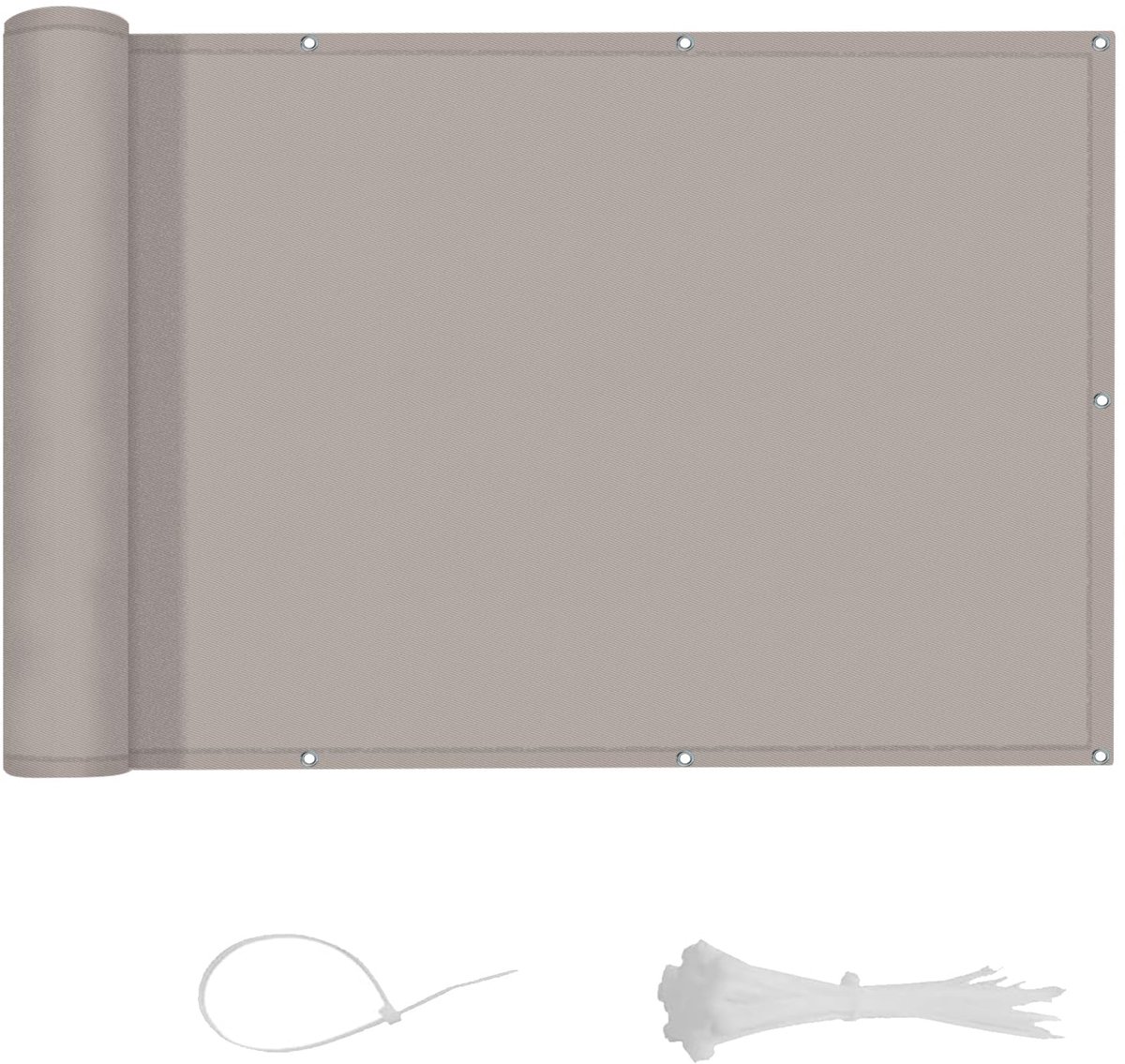 LOVE STORY Balkonscherm, weerbestendig, 70 x 300 cm, PES balkonafdekking, windscherm en uv-bescherming met - ShopVlot