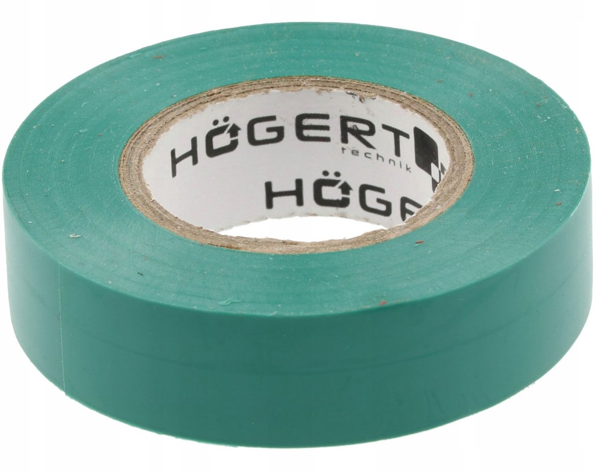 Hogert PVC Isolatietape Groen 20m - Duurzaam en Flexibel