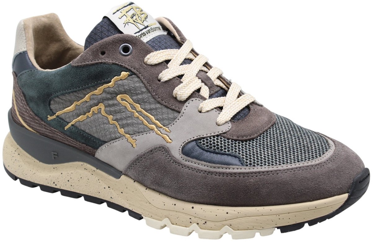 Floris Van Bommel - Schoenen - Grijs - Heren - Maat 41 -