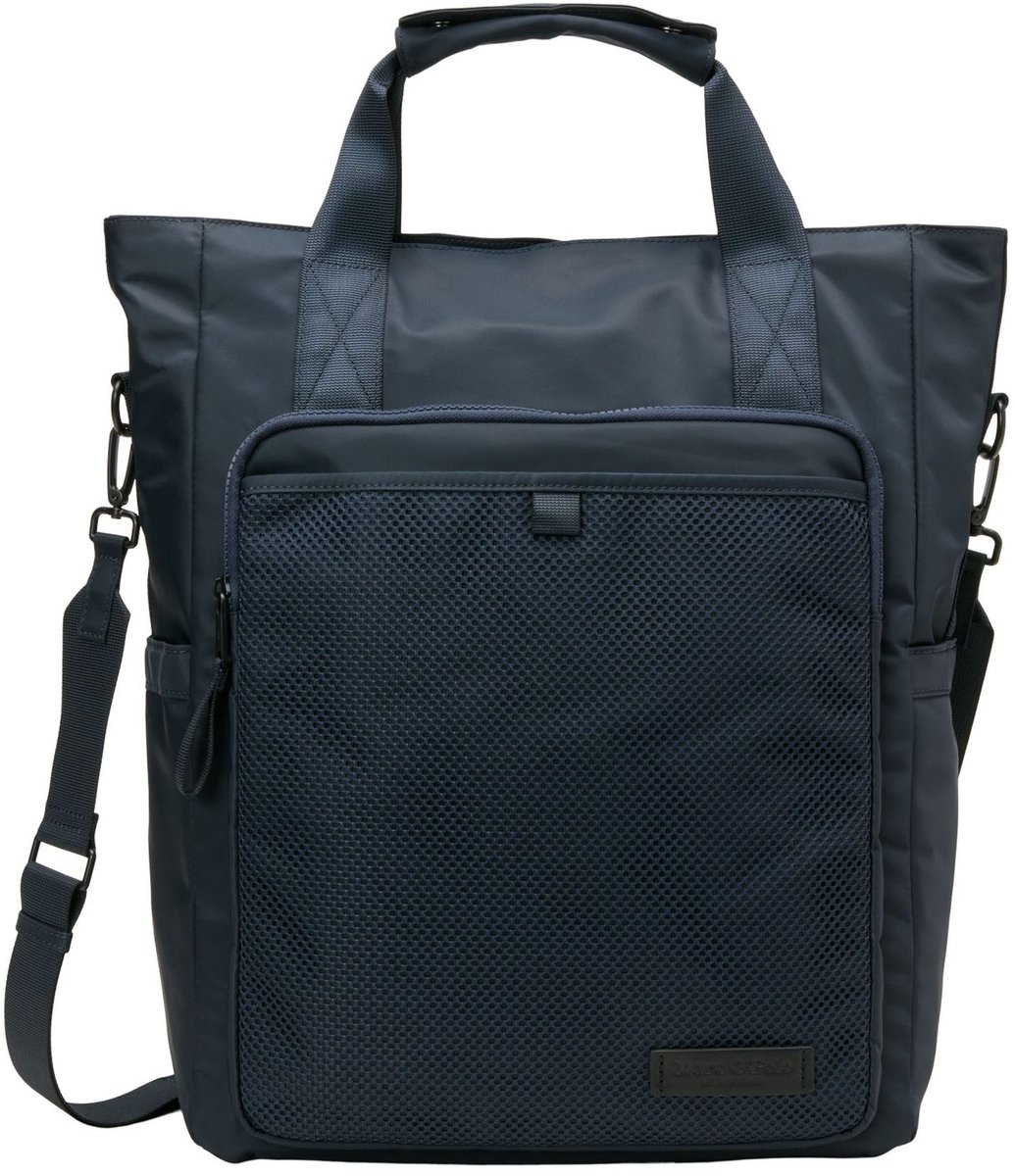 Marc O'Polo laptop rugzak rugzak met laptopvak Pius Backpack Dark Navy donkerblauw