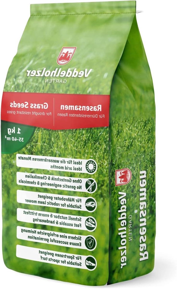 Graszaad - Gazon Zaad - Dicht Groen Gazon - Snelkiemend Droogtebestendig - 1 kg - Groen