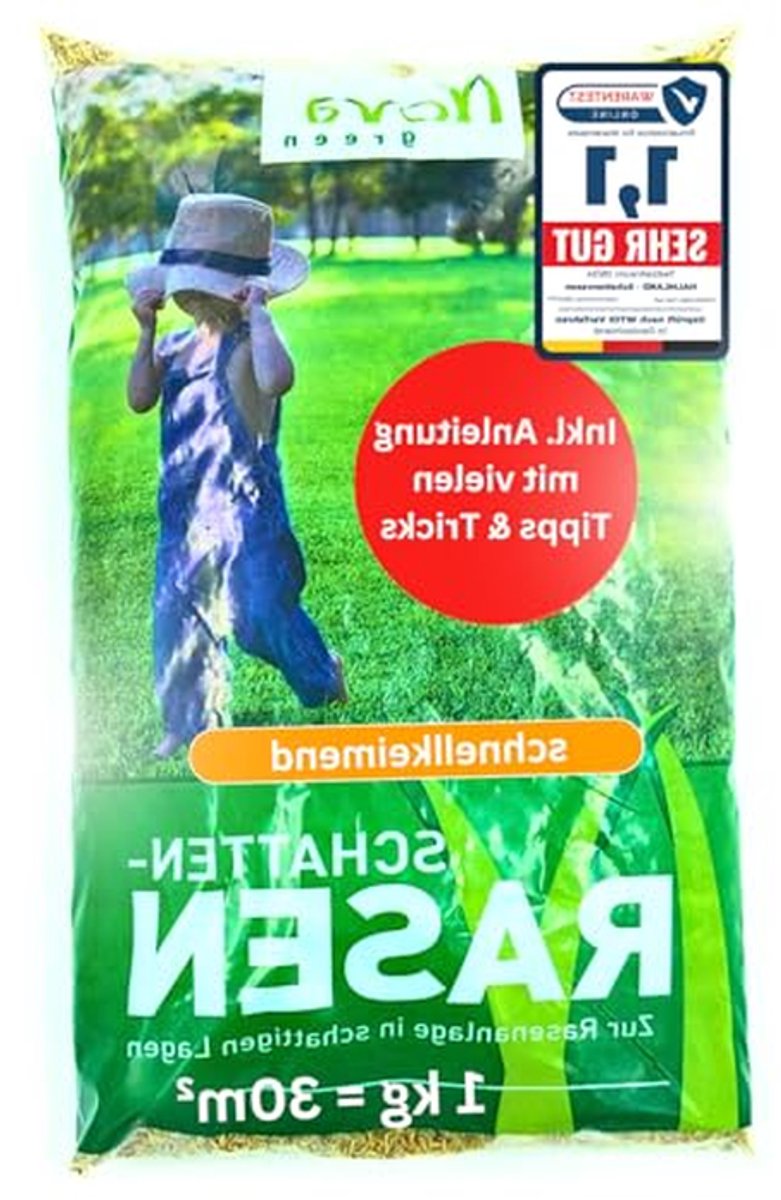 Graszaad Mix - Gazon Herstel - Nieuw Gazon - Snelkiemend Droogtebestendig - 1 kg - Diepgroen