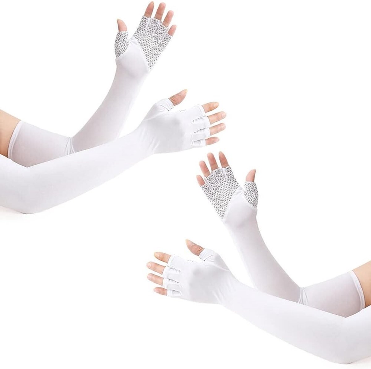 Lange Vingerloze Arm Mouwen voor Mannen en Vrouwen - Ademend en UV-Beschermend Sportaccessoire, Ideaal voor Tattoo Bedekking en Buitenactiviteiten