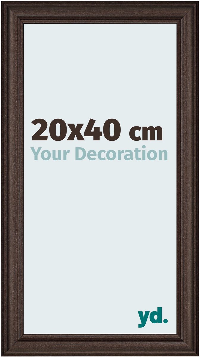 yd. Your Decoration - Fotolijst 20x40 cm - MDF - Eiken Donker - Lazio