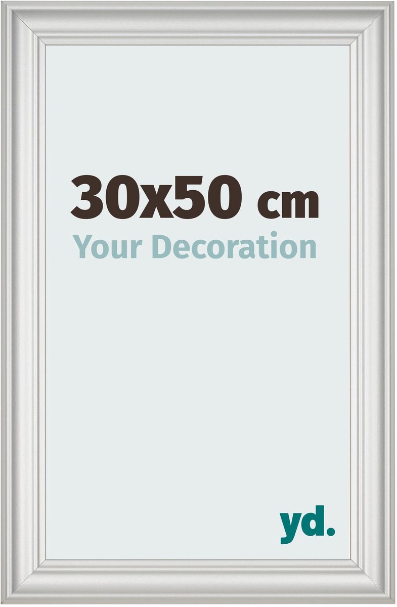 yd. Your Decoration - Fotolijst 30x50 cm - MDF - Wit Geveegd - Lazio
