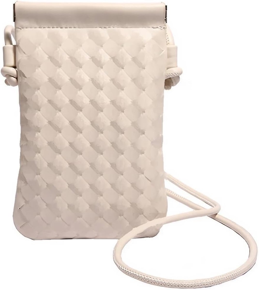 Dames schoudertas voor mobiele telefoon - Kleine crossbody tas met lange schouderriem, trendy strandtas voor vrouwen en meisjes