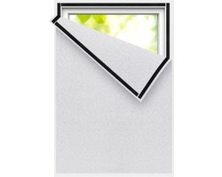 Draagbaar Verduisteringsgordijn zonder Boren - 100% Verduisterend - Gebroken wit - 150 x 100 cm - voor Babykamer, Reis en Slaapkamer - verdu