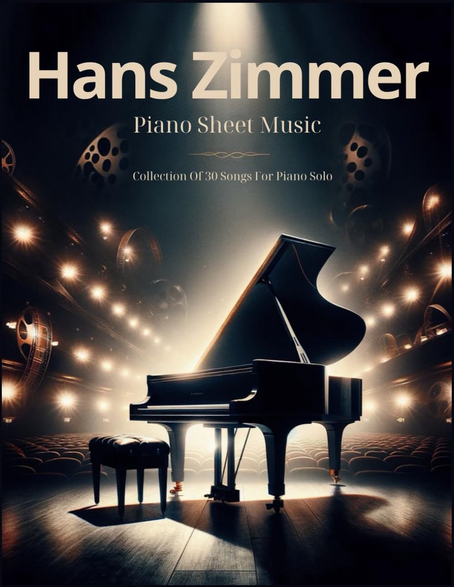 Hans Zimmer Piano Sheet Music: Collection Of 30 Songs For Piano Solo - ShopVlot