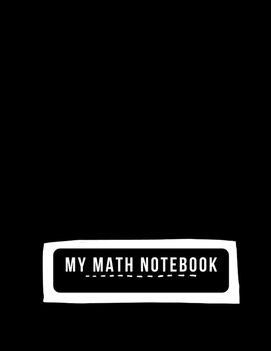My Math Notebook: composition graphing notebook sewn - composition graphing notebook stitched - ShopVlot