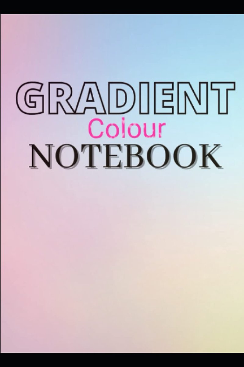 Gradient colour notebook - ShopVlot