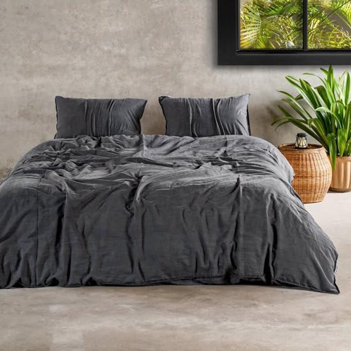 Dekbedovertrekset - 100% katoen - Stonewashed - Oeko-Tex