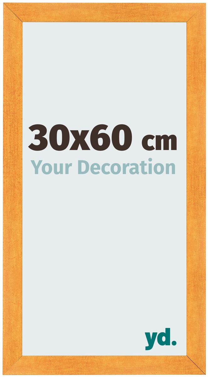 yd. Your Decoration - Fotolijst 30x60 cm - MDF - Oranje - Pisa