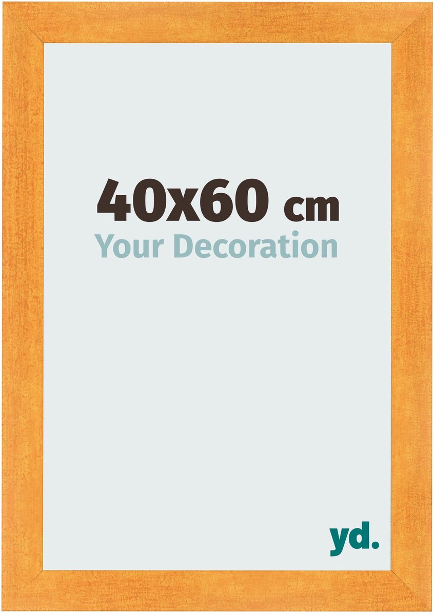 yd. Your Decoration - Fotolijst 40x60 cm - MDF - Oranje - Pisa