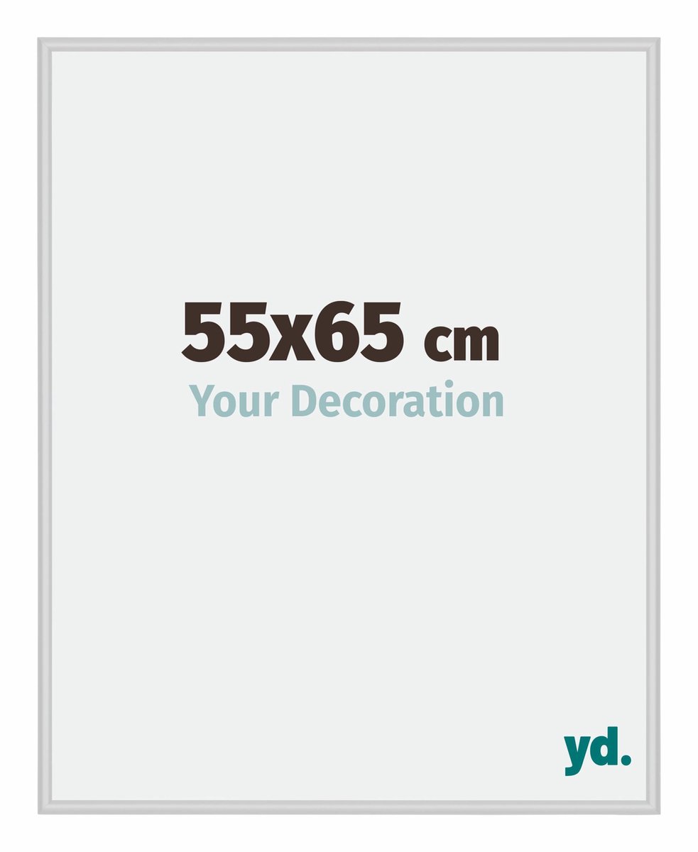yd. Your Decoration - Fotolijst 55x65 cm - Aluminium - Zilver Mat - Miami