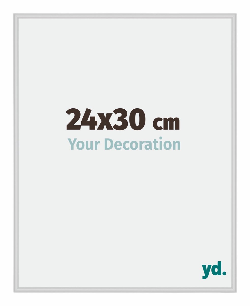 yd. Your Decoration - Fotolijst 24x30 cm - Aluminium - Zilver Mat - Miami
