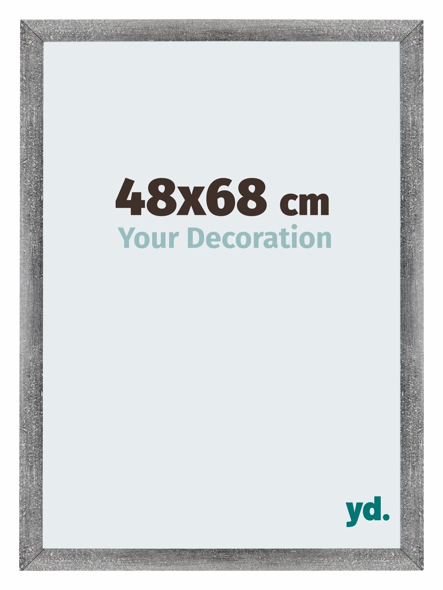 yd. Your Decoration - Fotolijst 48x68 cm - MDF - Grijs Geveegd - Mura