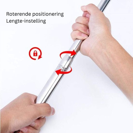 Zolvano® Schepnet Vissen - Landingsnet Vijver - Karper Zeevisnet - Roofvisnet-Zilver — afbeelding 5