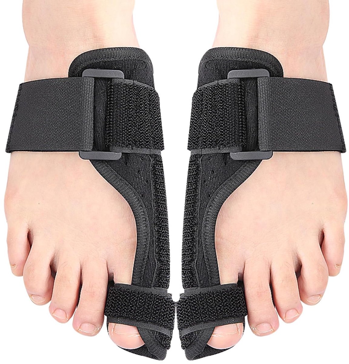 Corrector Grote Teen Stijltang Hamer Teen Bunion Pijnverlichting Hallux Valgus Corrector Bunion Splint Bunion Pads Toe Brace 2PCS 1 Links + 1 Rechts