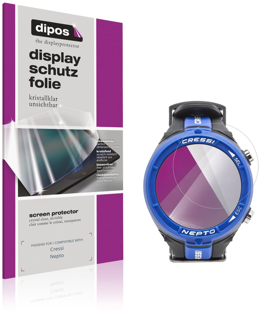dipos – 6x Beschermfolie geschikt voor Cressi Nepto | Krasbestendige & heldere Screenprotector Ultra-Thin