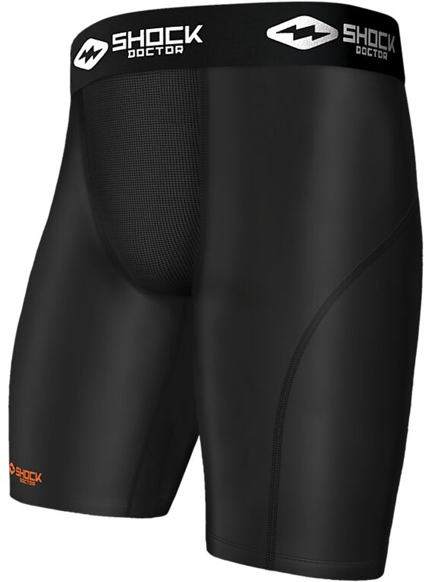 Compressieshort met Zakje voor Cup