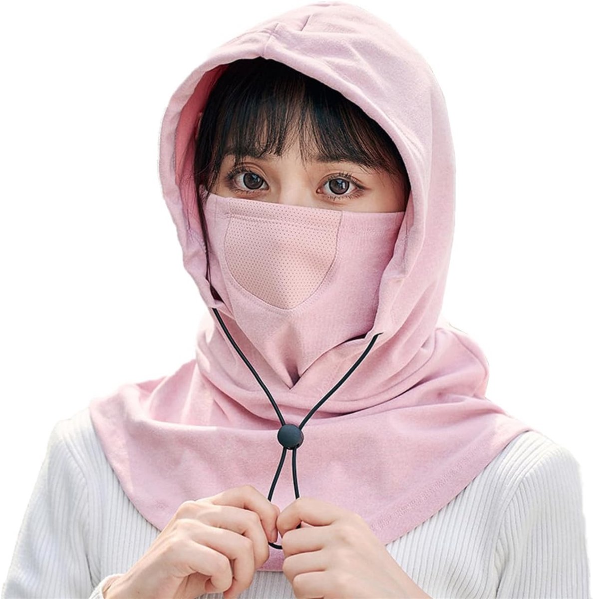 Bivakmuts voor dames en heren, thermisch gezichtsmasker, snood capuchon, muts, nekwarmer, sjaal, winddicht, skimasker, ademend, uniseks, motorfiets, fietshelmhoed voor winter, buitensporten