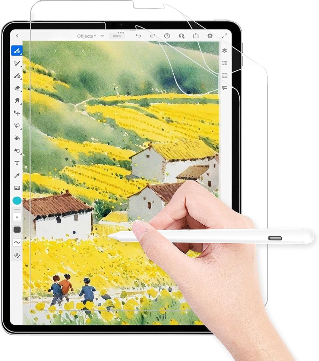 2 stuks Like Paper folie compatibel met iPad Pro 11 (2022, 2021, 2020, 2018) / iPad Air 5e (2022)/4e (2020) generatie, 10,9 inch matte papierfolie, beschermfolie, papieren displaybeschermfolie