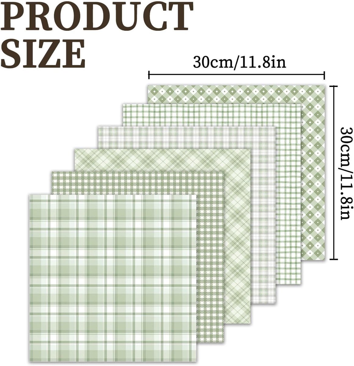 36 Vellen Scrapbookpapier 30 x 30 cm, 12 Diverse Patroonontwerpen voor Creatieve DIY Fotoalbums en Scrapbook Decoratie