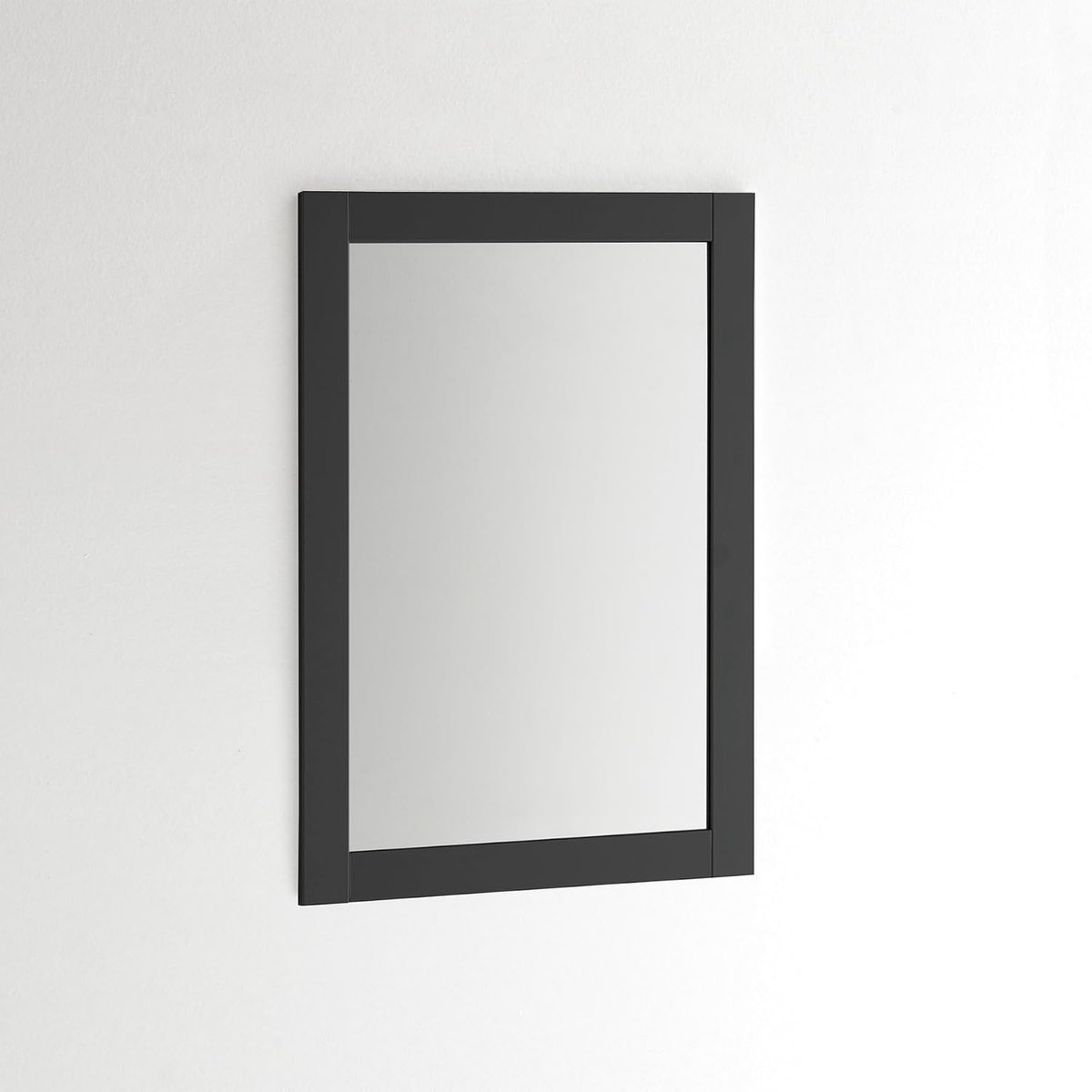 Wandspiegel, Smart, 70 x 50 cm, zwart, wandspiegel, gemaakt in Italië