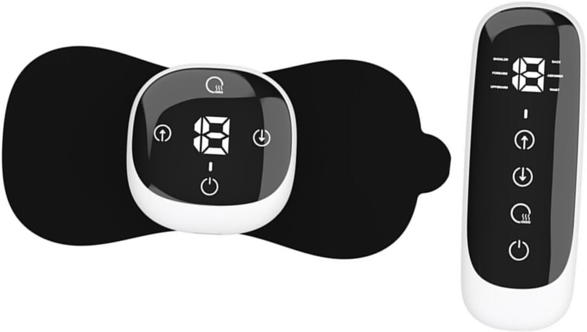 1 Set massagestickers elektrische nekmassage shiatsu nekmassageapparaat puls stimulator neck massager nekmassage apparaat USB nek massager draagbare nekmassager buikspieren