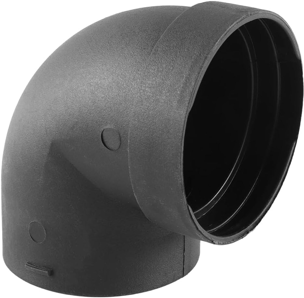 Luchtafvoerkanaal voor autoverwarming 90 graden kunststof voor 75 mm luchtleiding, luchtafvoerconnector voor verwarming