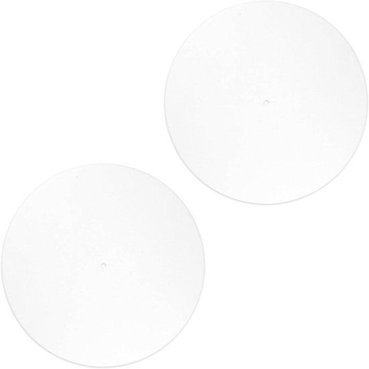 2 Stuks Antislip Vilten Matten voor Platenspelers - 30cm Beschermende Matten voor Vinyl