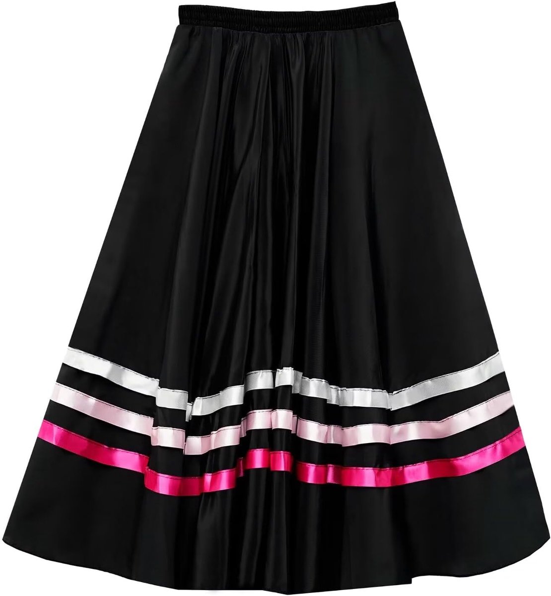 Elastische tailleband dansrok voor fiets