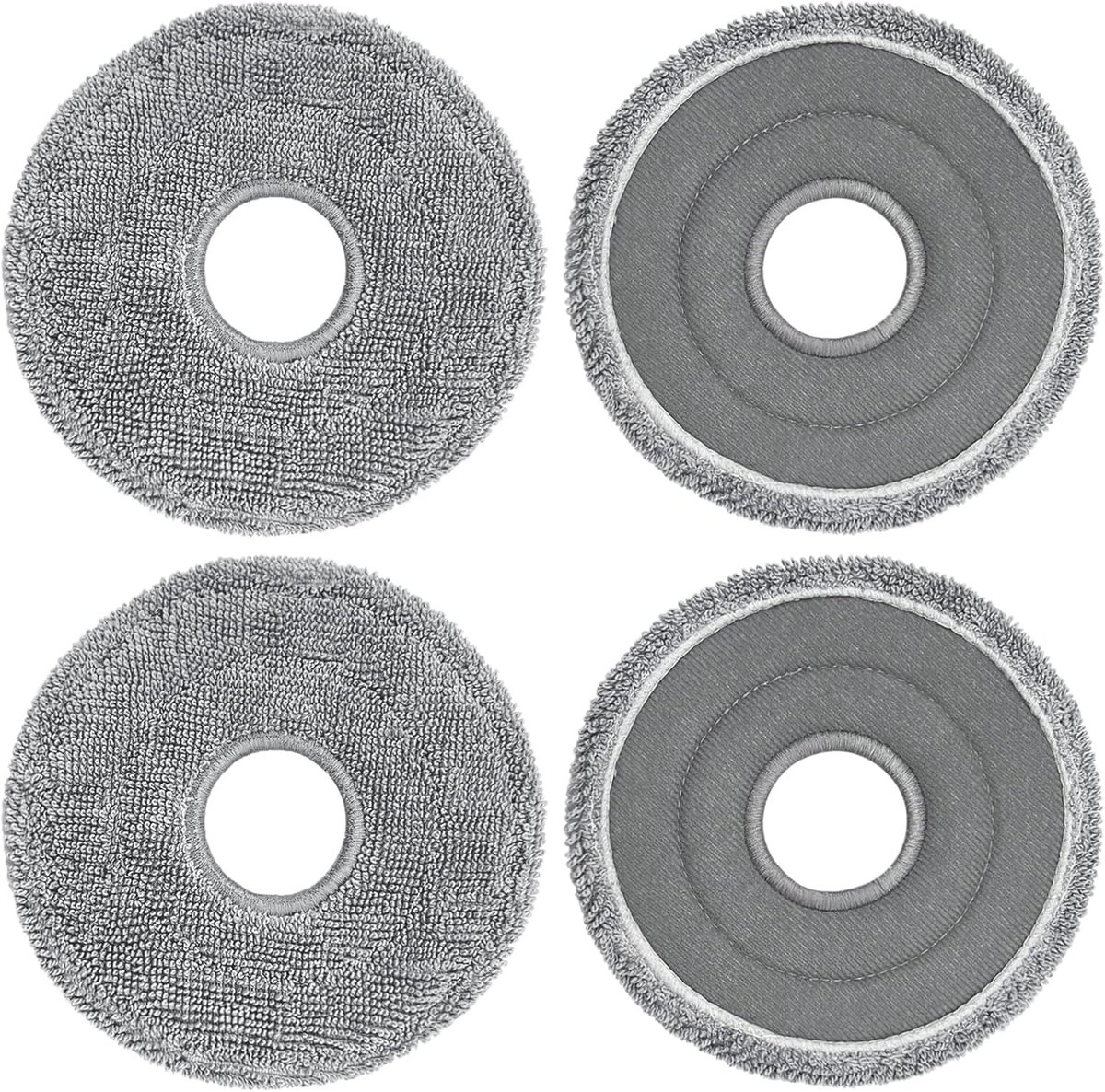 Reserveonderdelen, compatibel met Roborock Saros Z70 / Saros 10R / Q Revo/Qrevo MaxV/Qrevo Master/Qrevo Slim/Qrevo Pro/Qrevo S/Qrevo Curve/Qrevo Plus/Qrevo Edge mopdoeken (4 stuks)