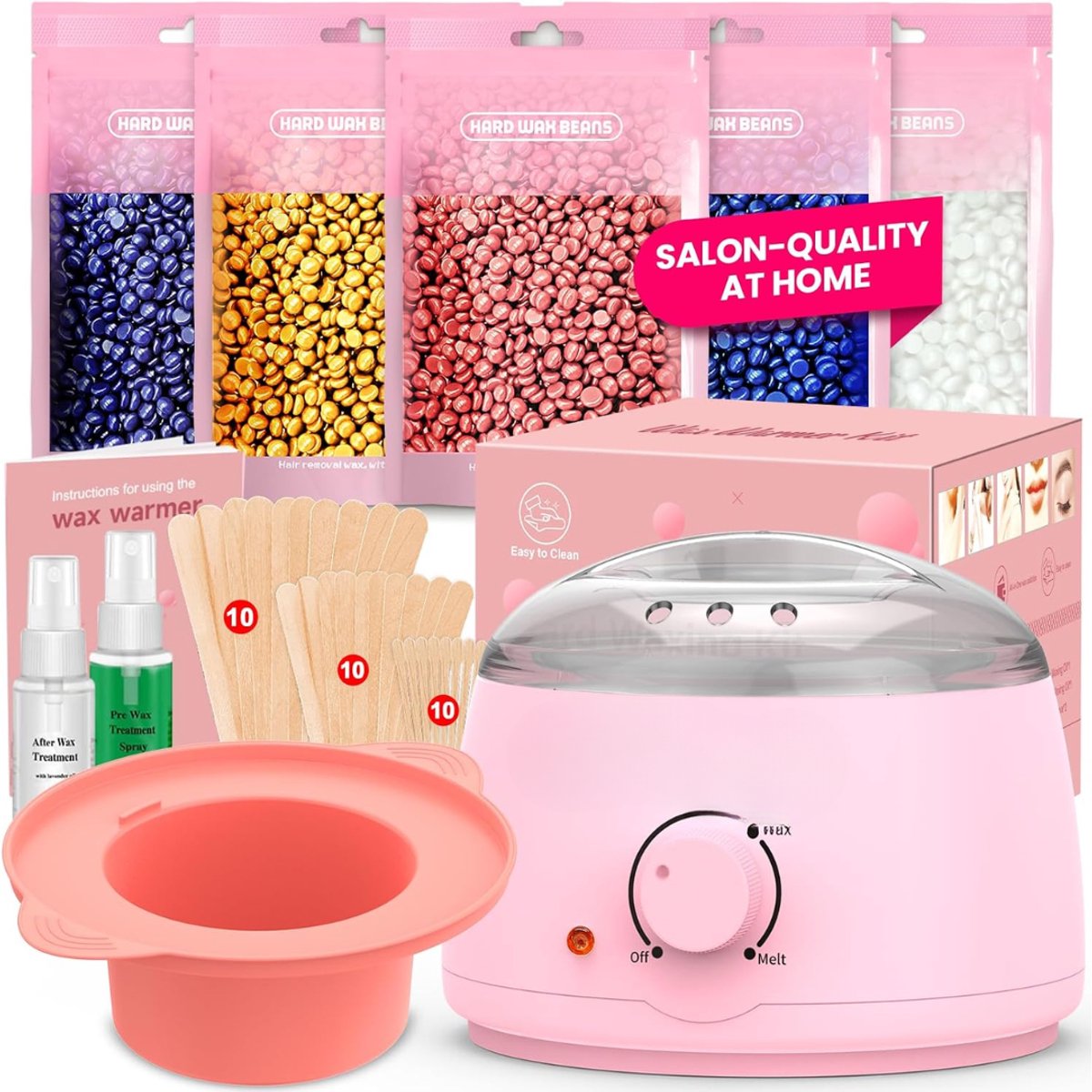 SP® Wax Apparaat - Professionele Wax Apparaat - Ontharingsset - Roze - 19cm x 13cm x 19cm