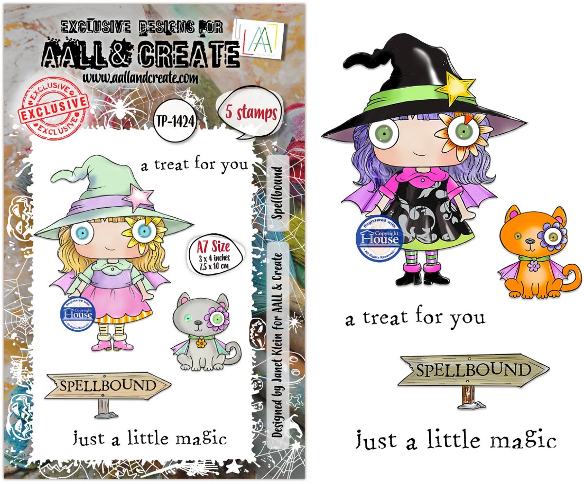 Aall & Create clearstamps A7 - Spellbound