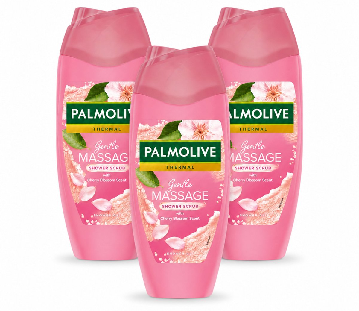 3 x Palmolive – Douchescrub – Thermal Cherry Blossom – 250 ml - Voordeelverpakking - 3 stuks