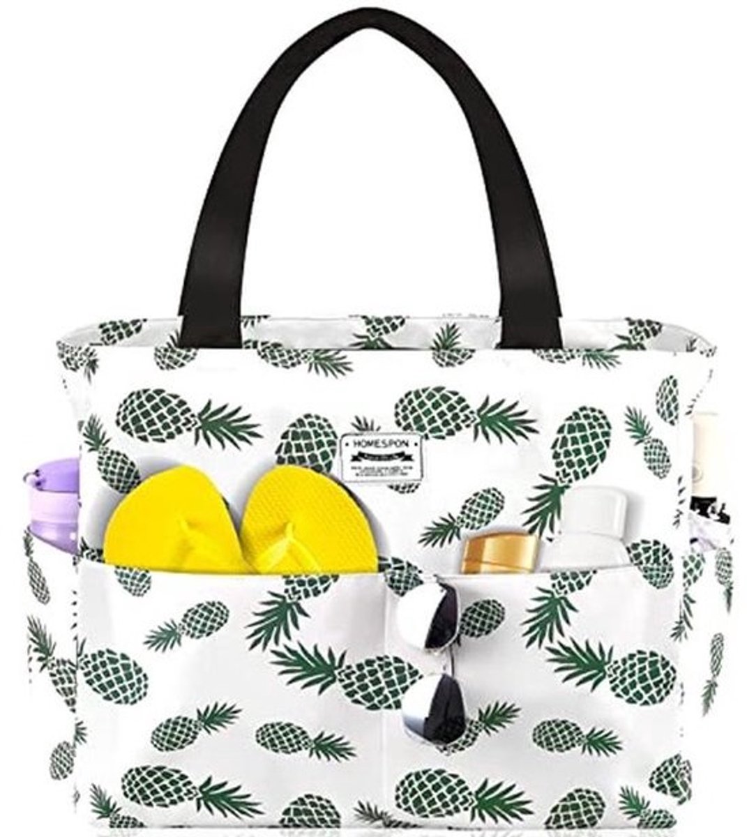 Grote Strandtas - Badtas Draagtas - Strand Bezoeken - Waterdichte Stof - 45 x 38 cm - XXL