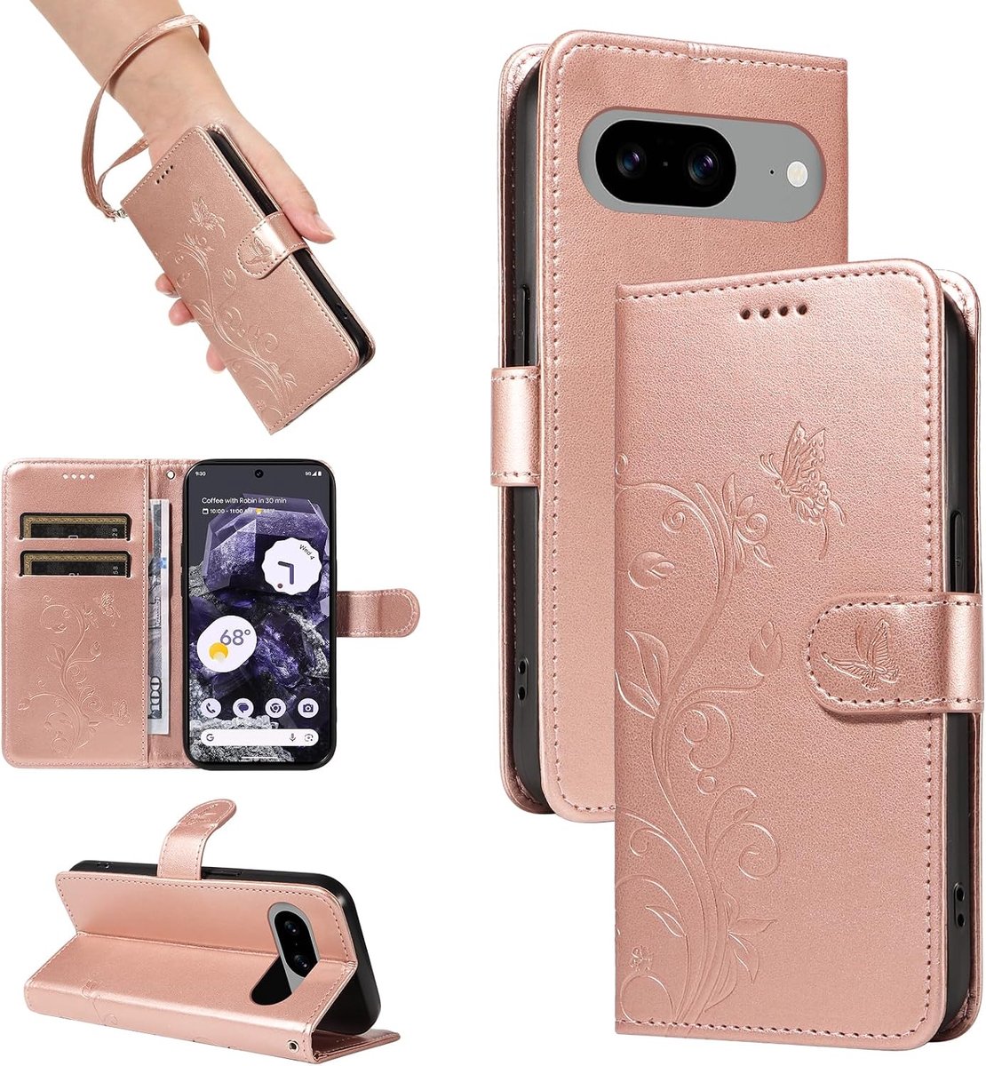 Hoesje voor Google Pixel 8, Roségoud