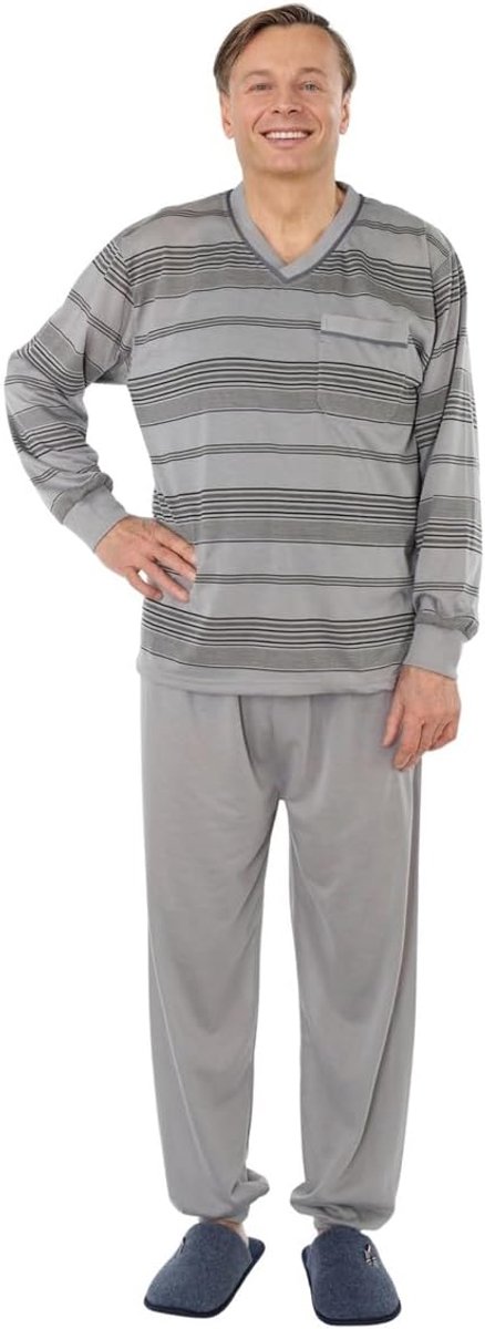 Pyjama voor heren, korte mouwen en lange mouwen, maat M tot XXXL