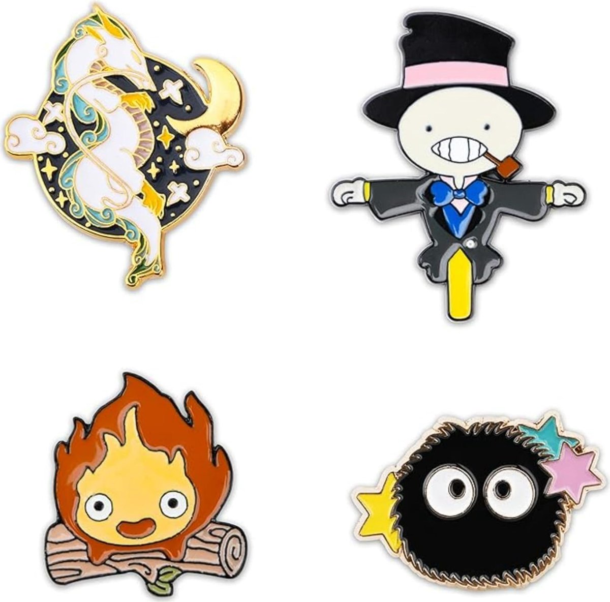 Broche Prinses Mononoke Brooch Boom Elfen Pop Druppel Olie Badge Pin Pin Pin Kerst Gift