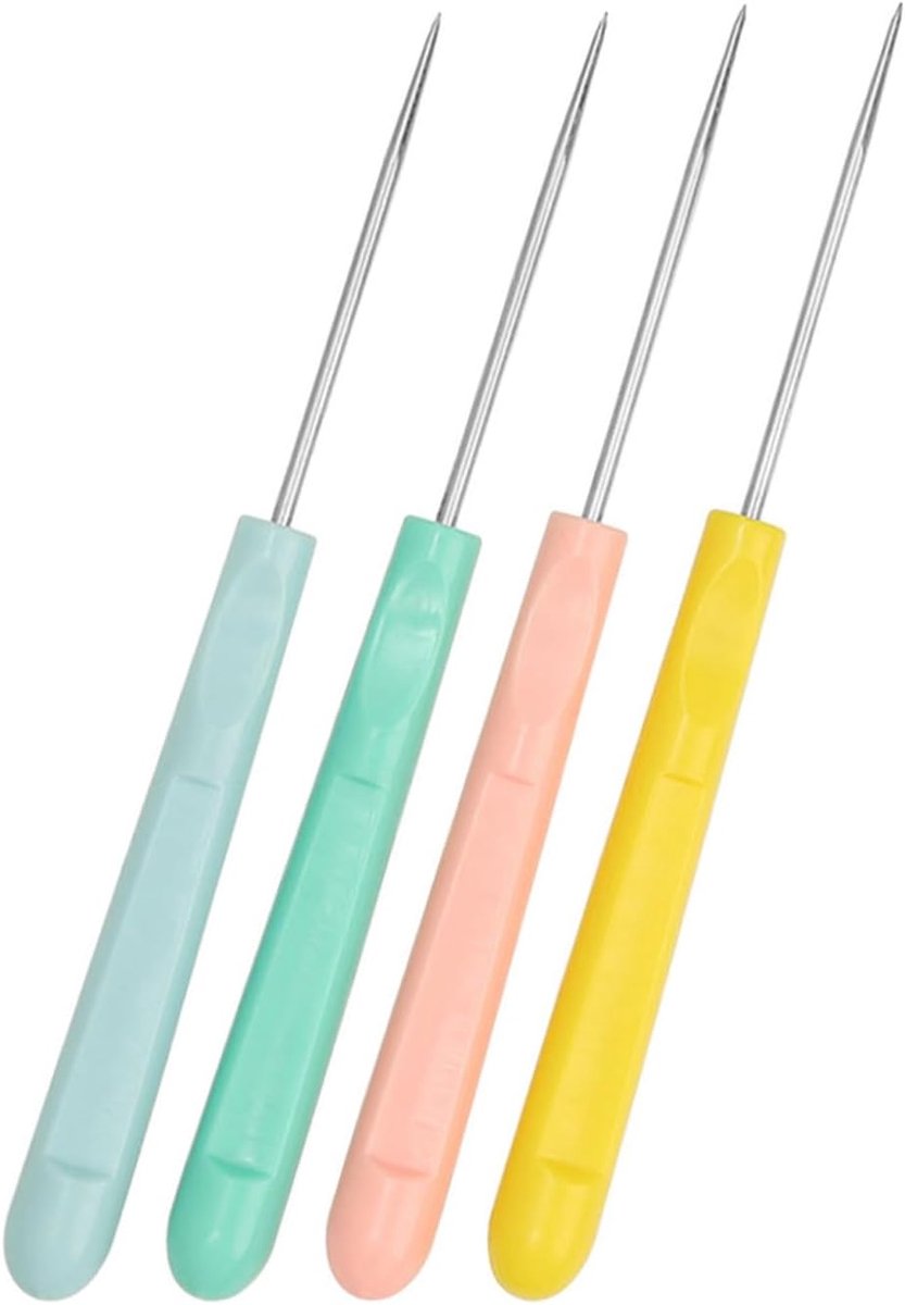 4-delig koekjes scribe tool roernaald voor fondant suikerpasta taartdecoratie bakaccessoires met antislip handgreep voor het versieren van koekjes, cakes, cupcakes