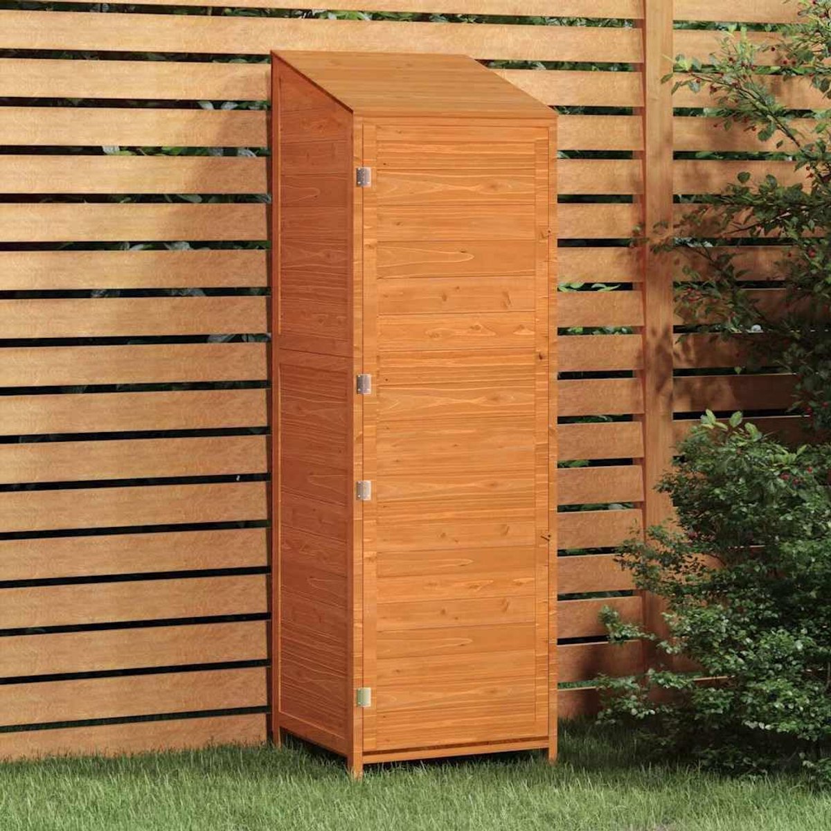 Bruin 55x52x174,5 cm massief hout sparren