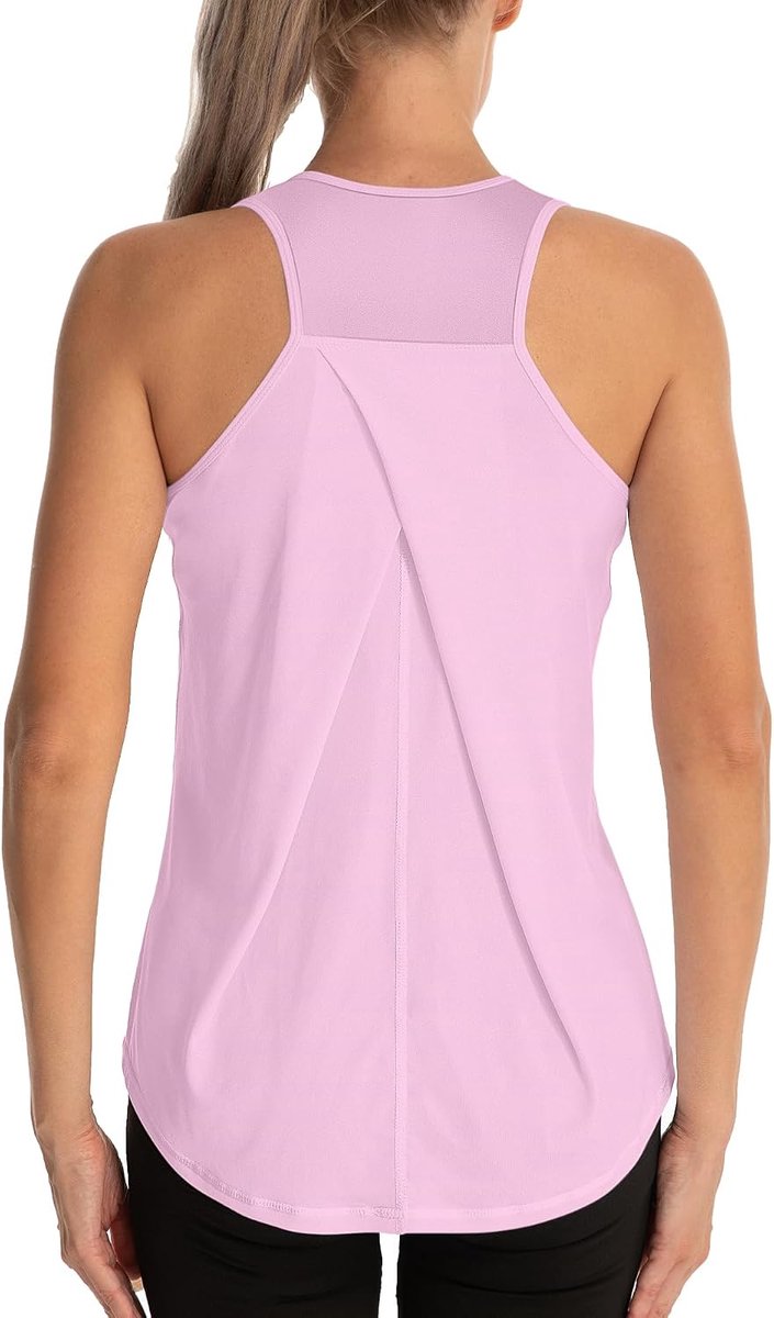Tops voor vrouwen mouwloze yoga fitness shirts Racerback sporttop voor vrouwen