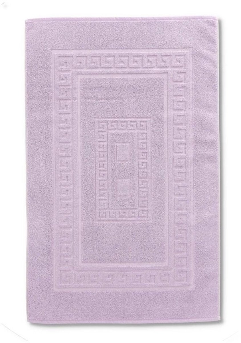 Badmat Katoen - Badkamerkleed Vloerkleed - Badkamer Comfort - Hoog Absorberend Vermogen - 60 x 180 cm - Lila