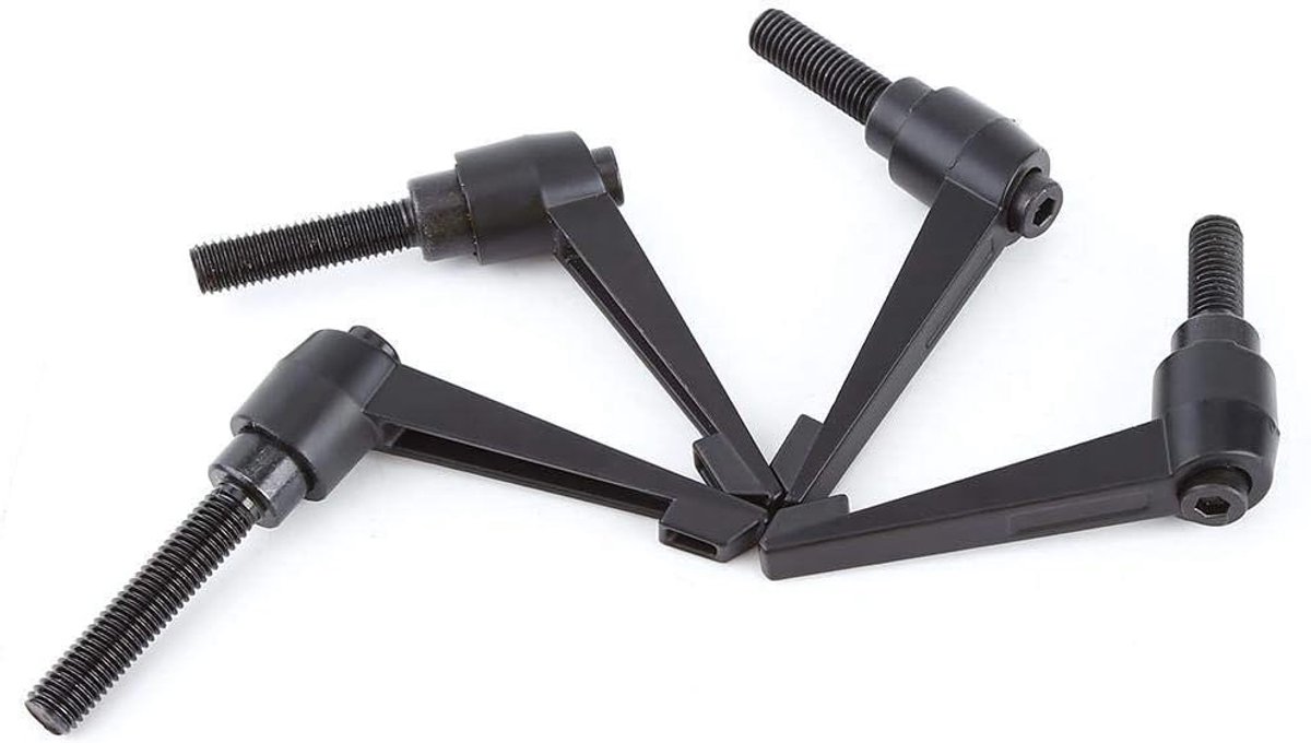 1pc M10 buitendraad 25-50 mm verstelbare handgreep Klemhendel zeskantige dopsleutel, met klassiek element, duurzaamheid en roestbescherming, voor machinebouw, gereedschap maken(M10*40)